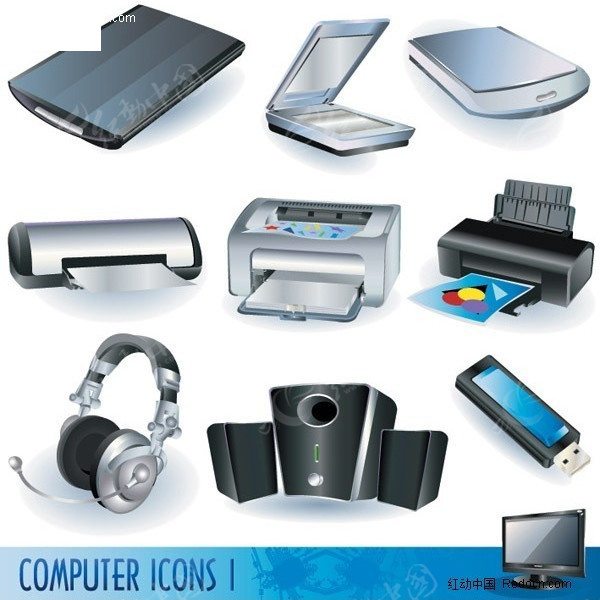 免費辦公設備與化妝品EPS素材下載指南 紅動網資源推薦